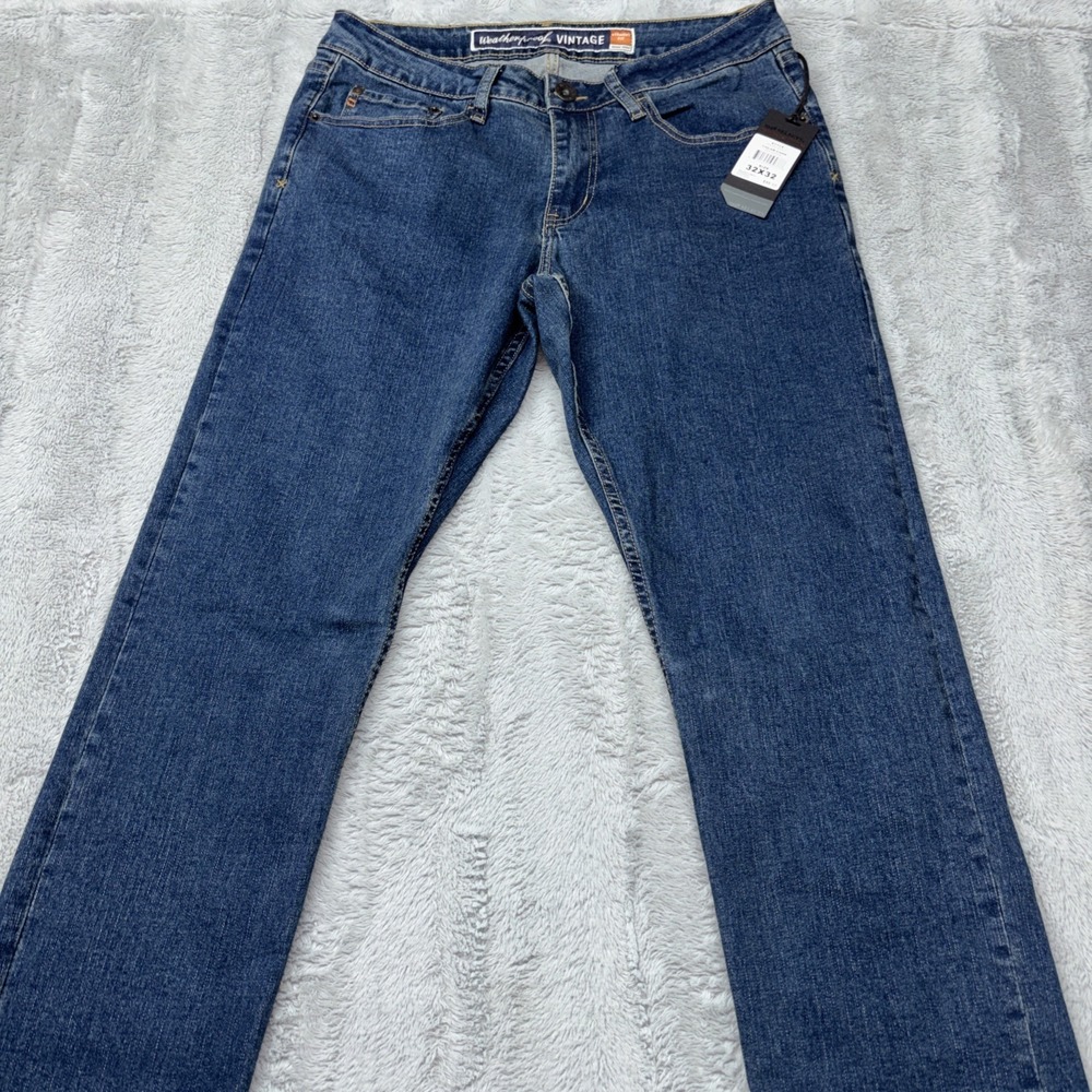 Weatherproof Vintage 1948 Selects Mens Straight Jeans 32x32 whisper Wash NWT